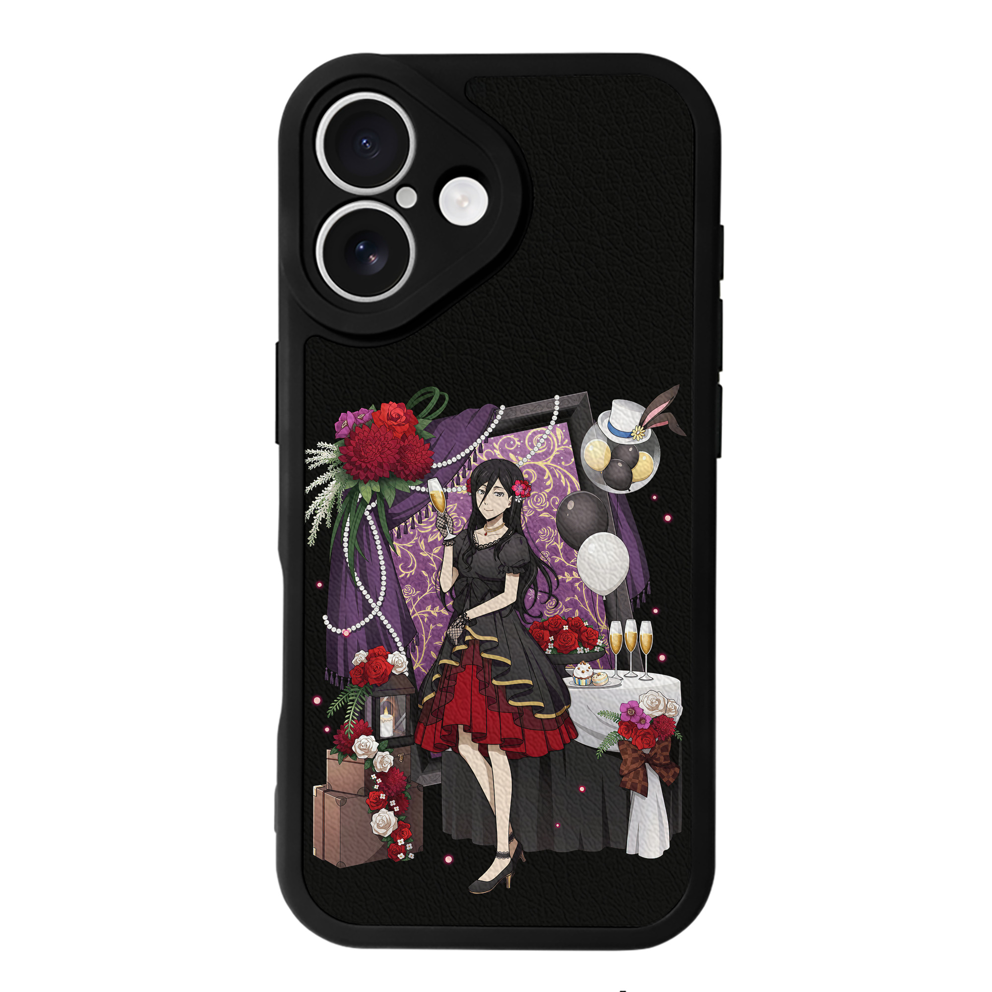 （画像用） 文豪ストレイドッグス Bungo Stray Dogs 【iPhone 16シリーズ対応】シリコンスマホケース（レザー調） 材質：シリコン